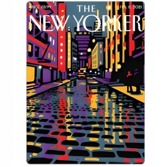 New Yorker Magazine Christoph Niemann Wooster Street Magnet - Picture 4 of 6